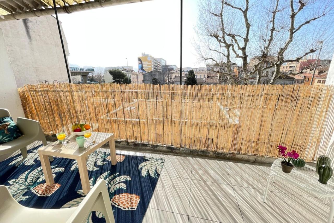 Le Jungle By Anderslocationterrassewifi-Netflix Apartment Marseille Luaran gambar